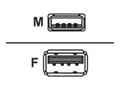 Miniatyrbild 1 av 4: LogiLink - USB-förlängningskabel - USB (hane) till USB (hona) - USB 2.0 - 5 m