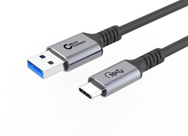 Microconnect USB3.2AC1, 1 m, USB C, USB A, USB 3.2 Gen 2 (3.1 Gen 2), 10000 Mbit/s, lajittelu