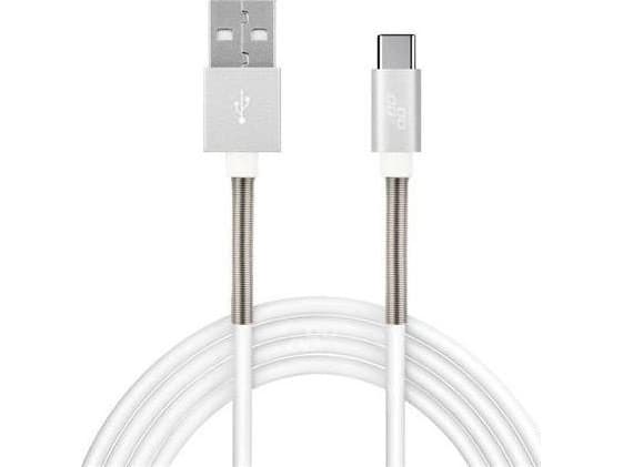 AMiO USB-A - microUSB-kabel 1,2 m vit (AMI-01433)