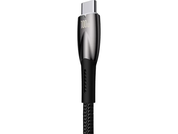 Baseus USB-kaapeli Baseus Glimmer USB-C-kaapeli, 100W, 2m (musta)