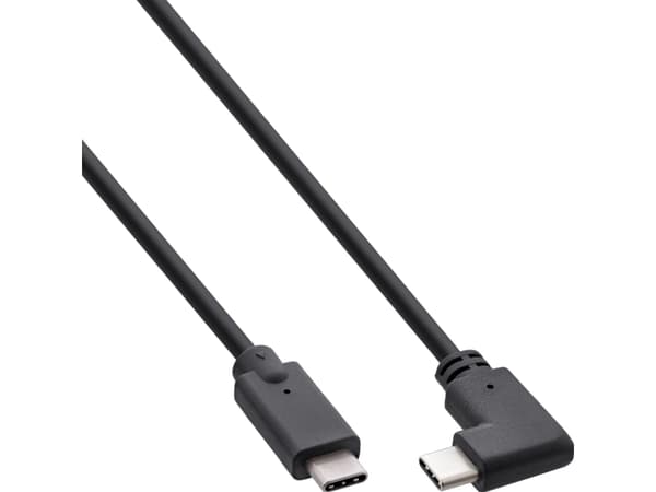 InLine 35701W, 1 m, USB C, USB C, USB 3.2 Gen 2 (3.1 Gen 2), 20 Gbit/s, Svart