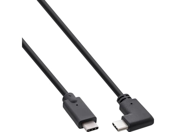 InLine 35701W, 1 m, USB C, USB C, USB 3.2 Gen 2 (3.1 Gen 2), 20 Gbit/s, Svart