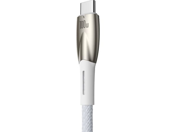 Baseus USB-A - USB-C 1 m USB-kabel Vit (BSU3851)