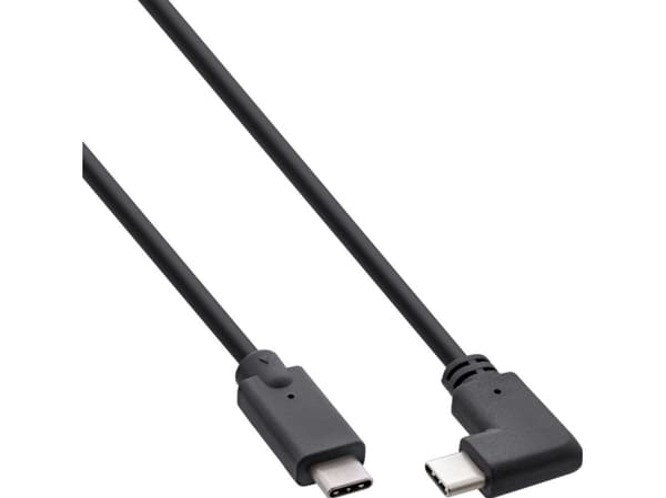 InLine 35707W, 0,3 m, USB C, USB C, USB 3.2 Gen 2 (3.1 Gen 2), 20 Gbit/s, Svart