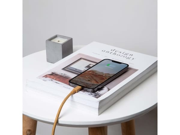 Native Union Belt Cable, 3 m, Lightning, USB C, Hankoppling, Hankoppling, Gul