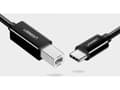 Miniatyrbild 3 av 5: Ugreen USB cable USB-C 2.0 to USB-B cable UGREEN US241 for printer, 1m (black)