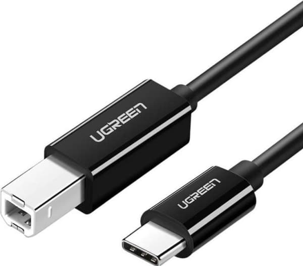 Ugreen USB cable USB-C 2.0 to USB-B cable UGREEN US241 for printer, 1m (black)