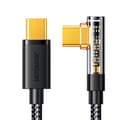 Miniatyrbild 2 av 5: Joyroom Angled USB-C till USB-C kabel 100W 1.2m - Svart
