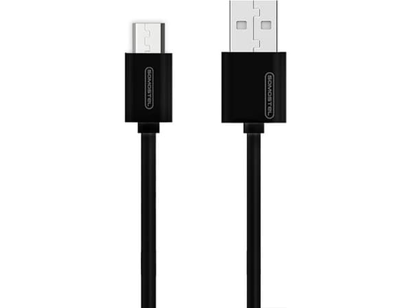 Somostel USB-A - microUSB-kabel 1,2 m Svart (27230)