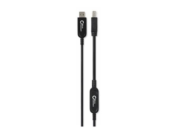 MicroConnect Premium - USB-kabel - USB typ A (hane) till USB Type B (hane) - USB 3.2 Gen 2 - 15 m - Active Optical Cable (AOC) - svart