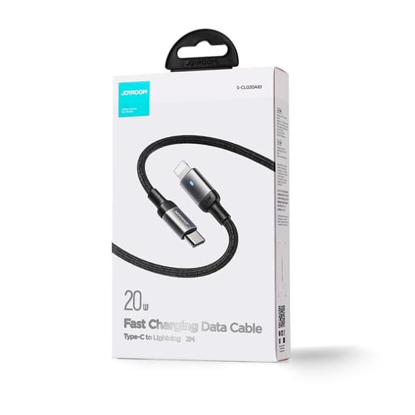 Joyroom A10 USB-C till Lightning kabel 20W 1.2m - Svart