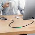 Miniatyrbild 4 av 6: Ugreen Förlängning Kabel USB-C Hane Till USB-C Hona 100W 1m - Svart