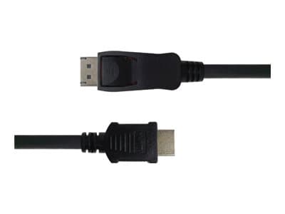 DELTACO - Adapterkabel - DisplayPort hann til HDMI hann - 2 m - svart - 4K 30Hz støtte