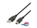 Miniatyrbild 1 av 3: DELTACO - USB-kabel - USB (hane) till 5-stifts USB typ B (hane) - USB 2.0 - 0.5 A - 2 m - svart