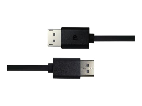 DELTACO - DisplayPort-kabel - DisplayPort (hann) til DisplayPort (hann) - DisplayPort 1.4 - 2 m - 8 K 60 Hz (7680 x 4320) støtte, opptil 32,4 Gbps-da