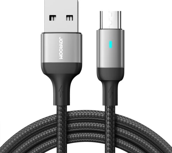 Joyroom USB - micro USB 2.4A cable for fast charging and data transfer 1.2 m black (S-UM018A10)
