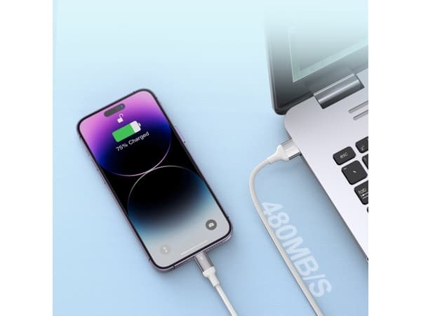 Kabel USB Joyroom USB-C - Lightning 1.2 m Biały (JYR709)