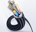 Miniatyrbilde 3 av 5: USB cable Joyroom Joyroom USB C cable USB C 100W for fast charging and data transfer 1.2 m blue (S-CC100A4)
