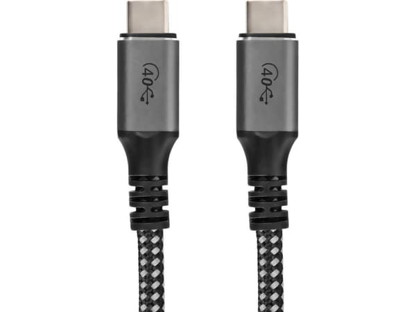 Spacetronik USB-C - USB-B 1 m USB-kabel Grå (5903031031041)
