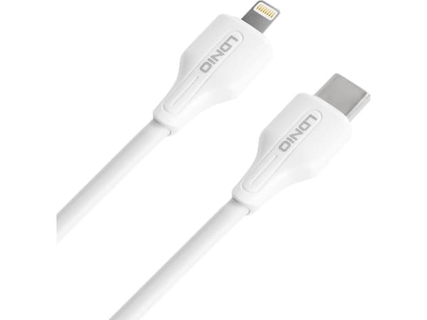 Kabel USB LDNIO USB-C - Lightning 2 m Biały (6933138691366)