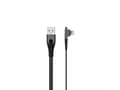 Miniatyrbild 2 av 2: Kabel USB LDNIO USB-A - Lightning 2 m Czarny (5903031036053)