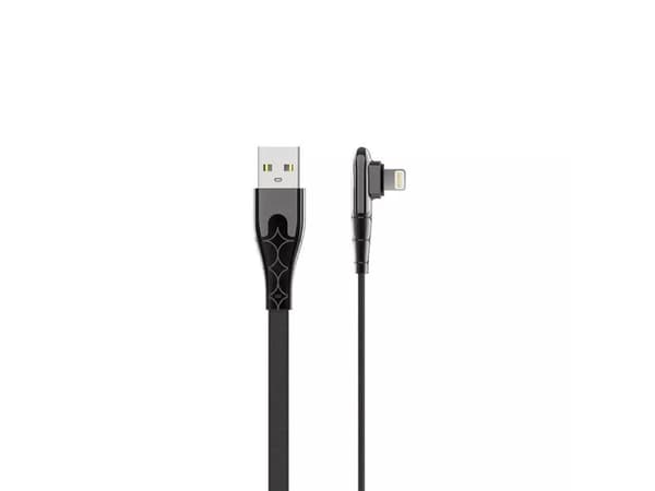 Kabel USB LDNIO USB-A - Lightning 2 m Czarny (5903031036053)