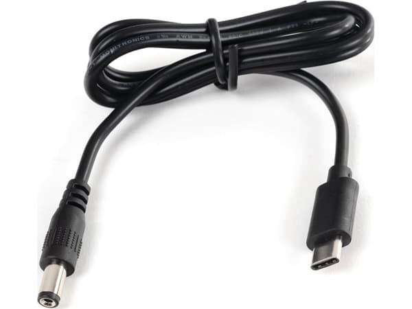 Spacetronik USB-kabel USB-C - DC 5,5 mm 1 m Svart (PS_UCDC_210_55_010)