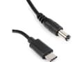 Miniatyrbilde 1 av 3: Spacetronik USB-kabel USB-C - DC 5,5 mm 1 m Svart (PS_UCDC_210_55_010)