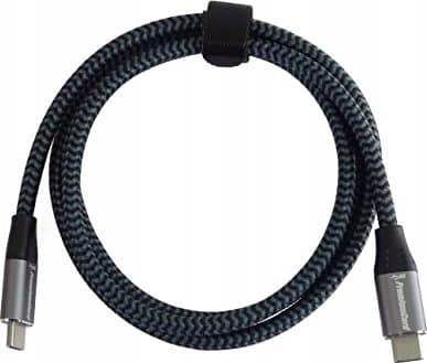 PremiumCord USB-kabel PREMIUMCORD USB 3.2 Gen 1-kabel USB-C (M/M), bomullsflätning, 1,5 m