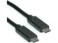 Miniatyrbilde 3 av 3: Roline USB-C - USB-C USB-kabel 0,5 m Svart (11.02.9000)
