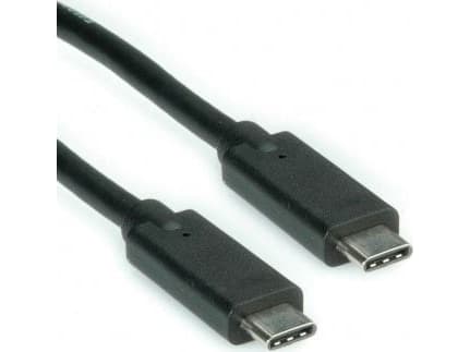 Roline USB-C - USB-C USB-kabel 0,5 m Svart (11.02.9000)