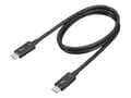 Miniatyrbild 1 av 5: Lenovo - Thunderbolt-kabel - 24 pin USB-C (hane) till 24 pin USB-C (hane) - Thunderbolt 4 - 70 cm - 8K60Hz stöd, 4K60Hz stöd - svart