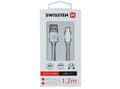 Pikkukuva 2 / 3: Swissten 71521203, 1,2 m, USB A, USB C, 480 Mbit/s, Valkoinen