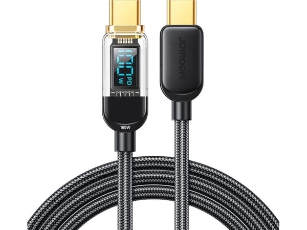 Joyroom USB-C - USB-C USB-kabel 1,2 m Svart (JYR646)