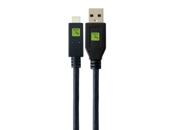 Techly ICOC MUSB31-CMAM10T, 1 m, USB A, USB C, USB 3.2 Gen 1 (3.1 Gen 1), 5 Gbit/s, Svart