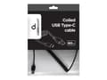 Miniatyrbild 2 av 5: Cablexpert - USB-kabel - USB (hane) till 24 pin USB-C (hane) - USB 2.0 - 1.8 m - formpressad, lindad, guldpläterade kontakter - svart