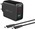 Miniatyrbilde 4 av 5: Acefast 1x USB-A 2x USB-C 3A lader (6974316280279)