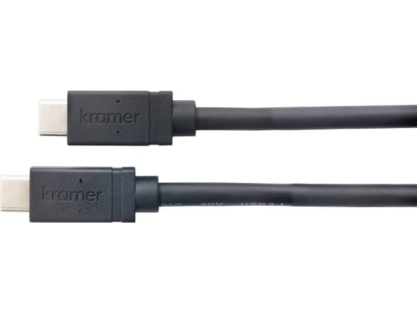 Kramer Electronics C–U32/FF–3, 0,9 m, USB C, USB C, USB 3.2 Gen 2 (3.1 Gen 2), Svart