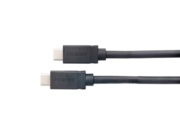 Kramer Electronics C–U32/FF–3, 0,9 m, USB C, USB C, USB 3.2 Gen 2 (3.1 Gen 2), Svart