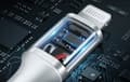 Miniatyrbilde 3 av 5: Ugreen USB Cable Lightning to USB Cable UGREEN 2.4A US199, 1.5m (Silver)