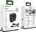 Miniatyrbild 3 av 5: Acefast Acefast GaN 3xUSB-C/1xUSB-A 100W snabbladdare svart + USB-C - USB-C 100W vinkelkabel 2m svart