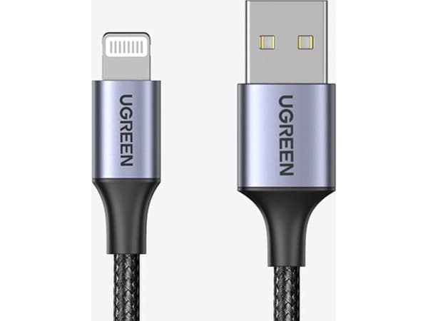 Kabel USB Ugreen USB-A - Lightning 1.5 m Czarny (UGR1460)