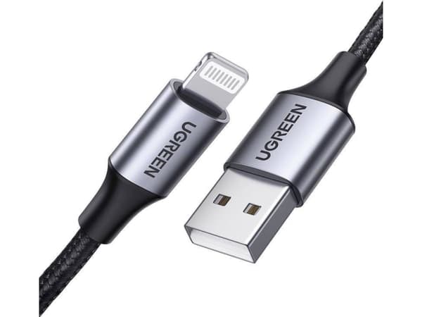 Kabel USB Ugreen USB-A - Lightning 1.5 m Czarny (UGR1460)