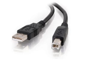 C2G 9.8ft USB A to USB B Cable - USB A to B Cable - USB 2.0 - Black - M/M - USB-kabel - USB (hane) till USB typ B (hane) - USB 2.0 - 3 m - svart