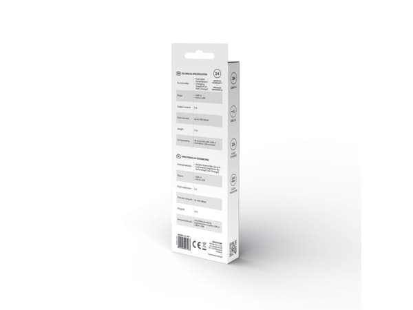 USB-kaapeli 3 m USB 2.0, USB A - Micro USB Valkoinen SAVIO CL-167