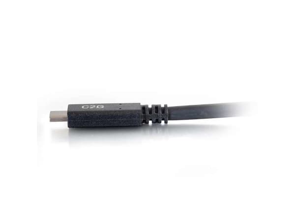 C2G 0.9m (3ft) USB C Cable - USB 3.1 (3A) - M/M USB Type C Cable - Black - USB-kabel - 24 pin USB-C (hane) till 24 pin USB-C (hane) - USB 3.1 Gen 1 -