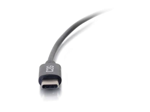 C2G 0.9m (3ft) USB C Cable - USB 2.0 (3A) - M/M USB Type C Cable - Black - USB-kabel - 24 pin USB-C (hann) til 24 pin USB-C (hann) - USB 2.0 - 3 A -