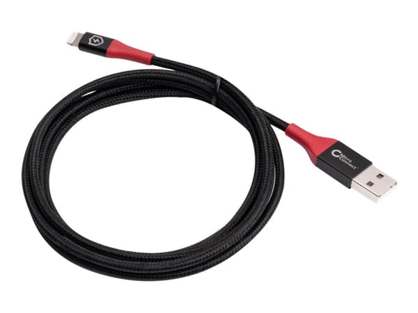 Microconnect MC-ALIGHTNING-SC, 1,5 m, Lightning, USB A, Uros, Uros, Musta