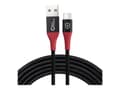 Miniatyrbilde 4 av 5: MicroConnect - USB-kabel - USB (hann) til 24 pin USB-C (hann) - 5 V - 3 A - 1.5 m - Safe Charge, Data Blocker - svart, rød