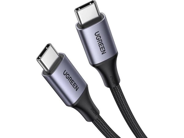USB-C till USB-C-kabel UGREEN 15311, 1 m (grå)